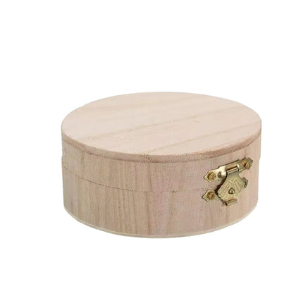 Wooden Storage Boxes Set of 6 with Flip Lids Jewelry Organizer Rustic Vintage AU