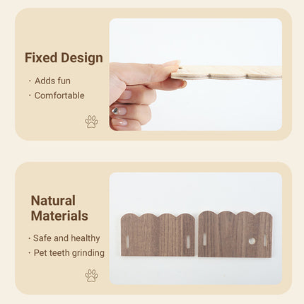 Wooden Hamster House Guinea Pig Hideout Hut Small Animal Shelter Durable Sturdy