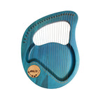 Solid Wood Veneer Laiya 24-String Harp Basic Model Beginner Music Instrument