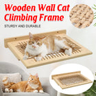 Wooden Small Cat Climbing Frame Wall Mounted Cat Stand Cat Bed Wall Cat Bed