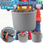 Lightweight Woven Bike Basket Handlebar Storage for Small Bicycles