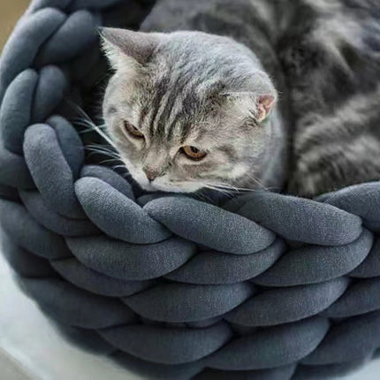 Washable Pet Litter Coarse Wool Dog Cat Litter Soft Comfortable Easy to Clean