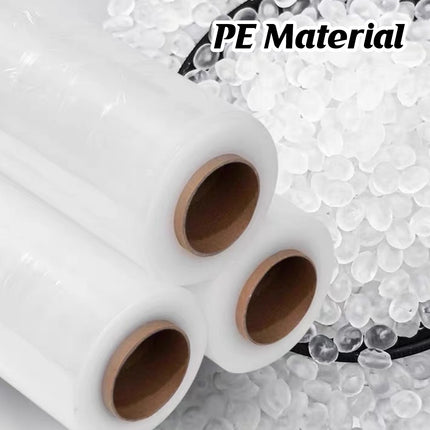 Stretch Film PE Winding Film Transparent 45CM Wide Logistics Wrapping Film