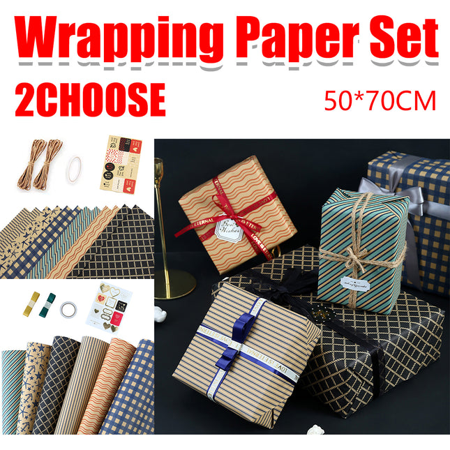 Wrapping Paper Gift Paper Thick Durable for Birthday Holiday Gift Decoration