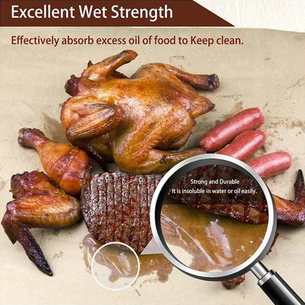 Food-Grade Meat Wrapping Paper Heat-Resistant Oil-Proof Moisture-Proof Durable