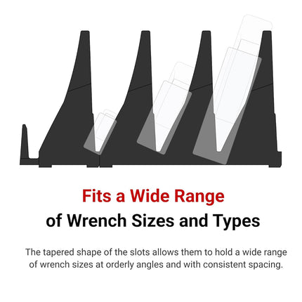 Wrench Storage Rack Organizer Tool Holder Spanner Stand Garage Workshop Toolbox