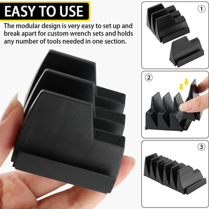 Wrench Storage Rack Organizer Tool Holder Spanner Stand Garage Workshop Toolbox