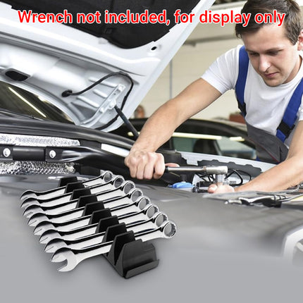 Wrench Storage Rack Organizer Tool Holder Spanner Stand Garage Workshop Toolbox