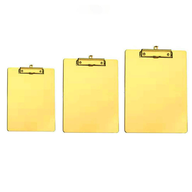 Stainless Steel Writing Board Durable with Clip Office School Home Note-Taking