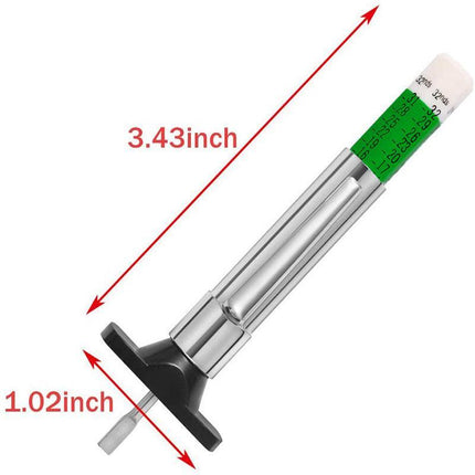 Car Tire Depth Tyre Tread Measures Gauge Gage Motors Tester Tool - Aimall