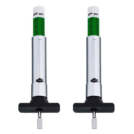 Car Tire Depth Tyre Tread Measures Gauge Gage Motors Tester Tool - Aimall
