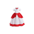 Little Princess Peach Dress for Girls Cosplay Costume