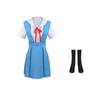 NEON GENESIS EVANGELION EVA Ayanami Rei Asuka School Uniform JK Cosplay Costume AU