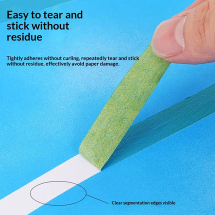 Colour Masking Tape 10 Pack 18mm x 20m Crepe