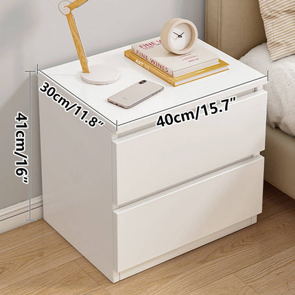 Small Nightstand Compact Bedside Table with Drawer for Bedroom Storage Organizer