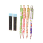 Mechanical Pencil Set with Lead Refills Cute Cartoon Student Stationery
