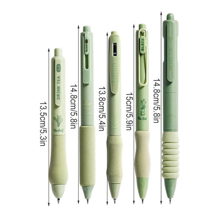 5pcs Quick Dry Ballpoint Pen Smooth Writing Instrument Office School Supplies