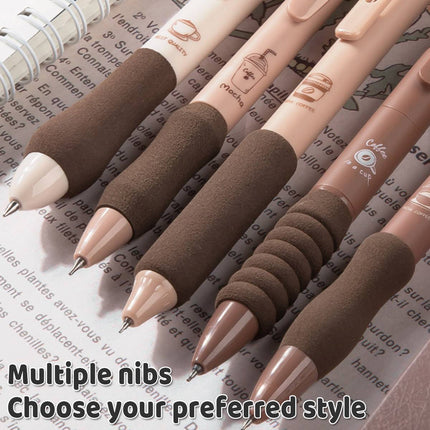 5pcs Quick Dry Ballpoint Pen Smooth Writing Instrument Office School Supplies