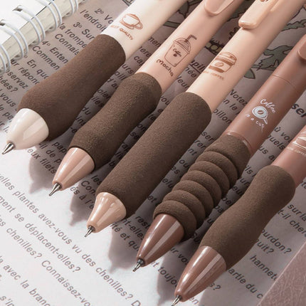 5pcs Quick Dry Ballpoint Pen Smooth Writing Instrument Office School Supplies