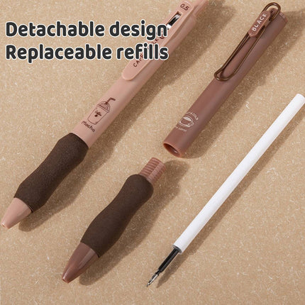 5pcs Quick Dry Ballpoint Pen Smooth Writing Instrument Office School Supplies