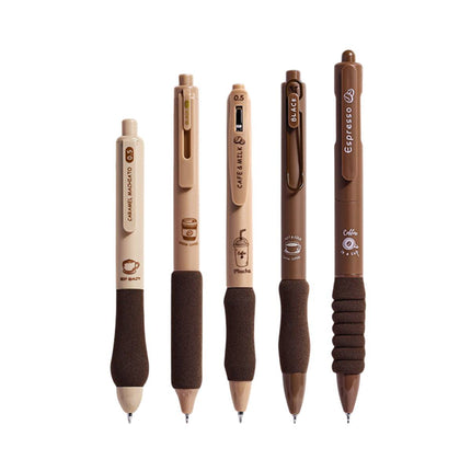 5pcs Quick Dry Ballpoint Pen Smooth Writing Instrument Office School Supplies
