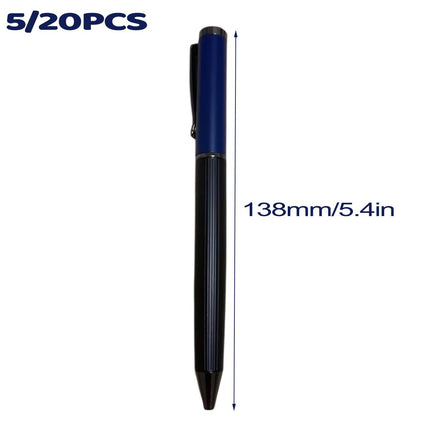 Premium Metal Ballpoint Pen Set Business Executive Writing 5 or 20 Piece Pack