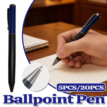 Premium Metal Ballpoint Pen Set Business Executive Writing 5 or 20 Piece Pack