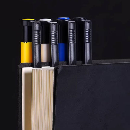 60Pcs 0.7mm Press-Style Ballpoint Pen Smooth Glide Office School Supplies Set
