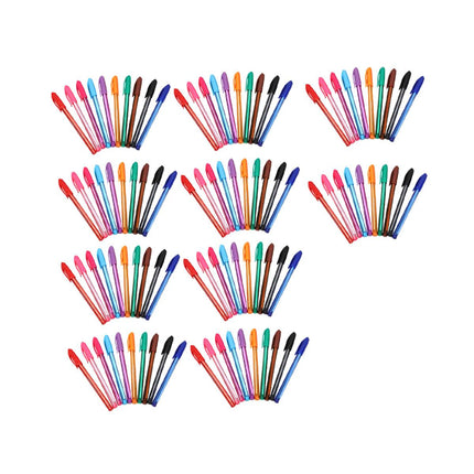 1/10 Set Colourful Ballpoint Pen Set Multi Colour Office School Stationery
