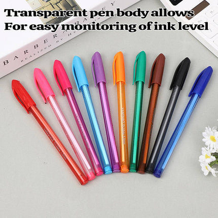 1/10 Set Colourful Ballpoint Pen Set Multi Colour Office School Stationery