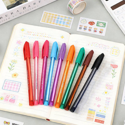 1/10 Set Colourful Ballpoint Pen Set Multi Colour Office School Stationery