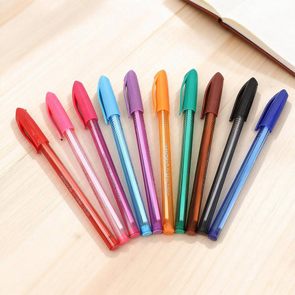 1/10 Set Colourful Ballpoint Pen Set Multi Colour Office School Stationery
