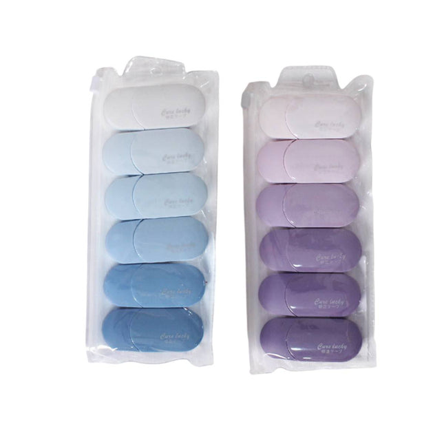 Gradient Correction Tape Set 6pc PET Film Roller Student Office Stationery