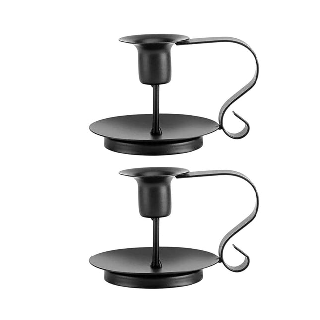 Vintage Metal Candle Holder Taper Candlestick Holder Home Decor Table Display