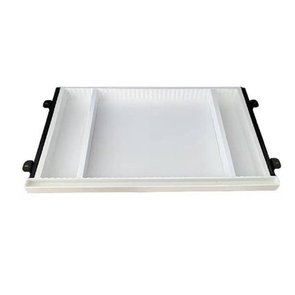 Under Desk Drawer Organiser White Slim Slide Out Storage Tray for Office Home