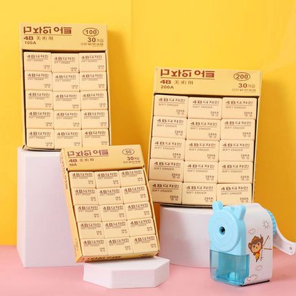 Value Pack 4B Soft Art Eraser Exam Sketch Drawing Clean Erasing Student