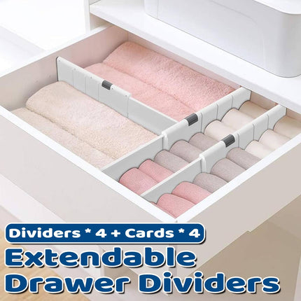 Adjustable Drawer Divider Organizer Expandable Cabinet Partition Home Storage