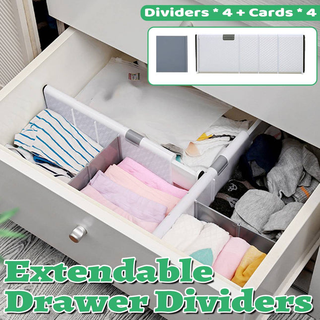 Adjustable Drawer Divider Organizer Expandable Cabinet Partition Home Storage