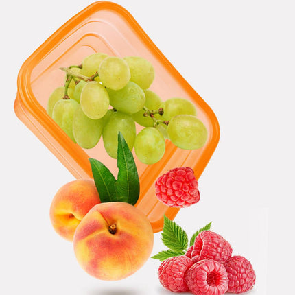 Collapsible Silicone Food Storage Containers 1000ml - Set of 8, 4 Colours