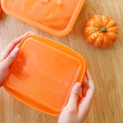 Collapsible Silicone Food Storage Containers 1000ml - Set of 8, 4 Colours