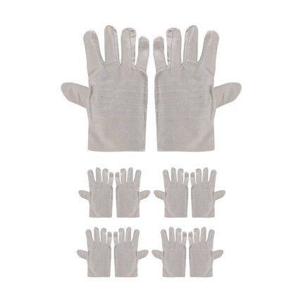 Duty Canvas Welding Gloves Double Layer Heat Resistant Protection For Welder