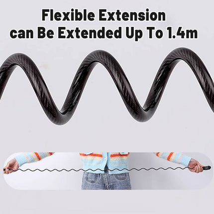 Helmet Lock Chain 4 Digit Password Motorcycle Anti-theft Cable Lock Portable