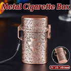 Vintage Cigarette Case Portable Waterproof Shockproof Retro Smoke Box Bronze