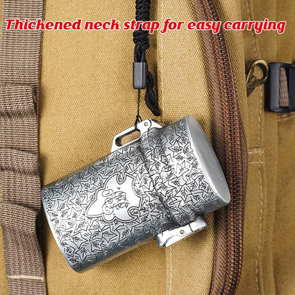 Vintage Cigarette Case Portable Waterproof Shockproof Retro Smoke Box Silver