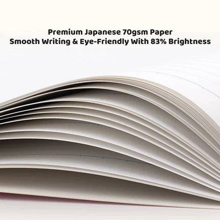 A5 Spiral Lined Notebooks 2 Pack Pink 80 Sheets