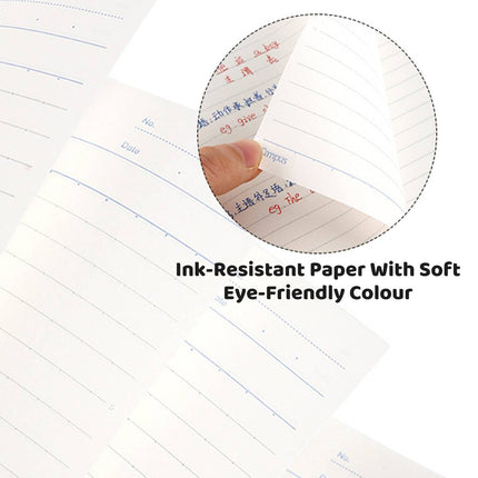 B5 Spiral Lined Notebooks 2 Pack Blue 50 Sheets