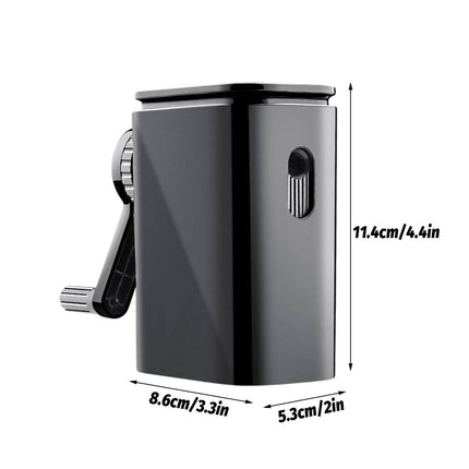 Manual Hand Crank Metal Pencil Sharpener Sketch Charcoal Adjustable Thickness
