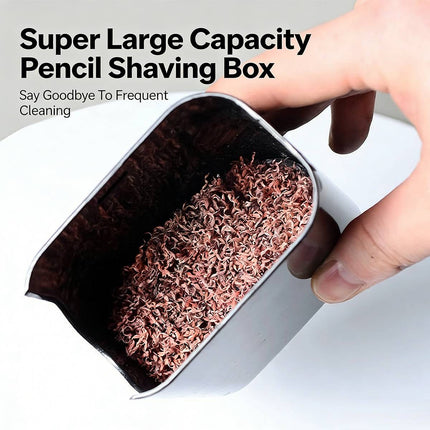 Manual Hand Crank Metal Pencil Sharpener Sketch Charcoal Adjustable Thickness