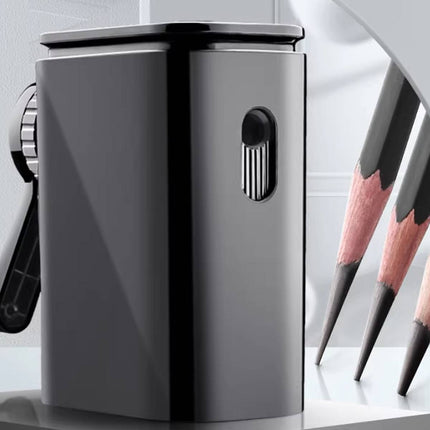 Manual Hand Crank Metal Pencil Sharpener Sketch Charcoal Adjustable Thickness