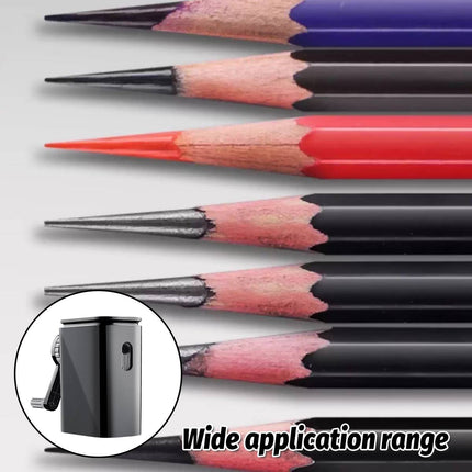 Manual Hand Crank Metal Pencil Sharpener Sketch Charcoal Adjustable Thickness